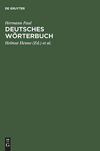 Deutsches Wörterbuch (German Edition) - Hermann Paul,Helmut Henne,Heidrun K. Mper