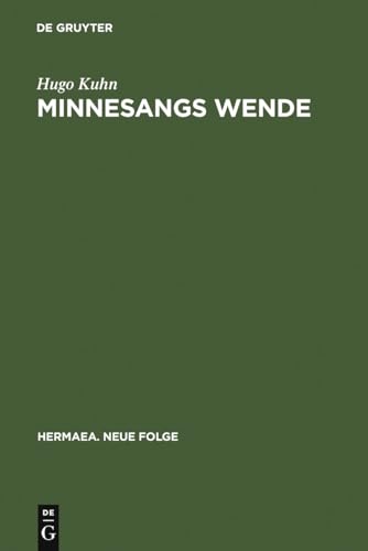 9783484150003: Minnesangs Wende: 1 (Hermaea. Neue Folge)