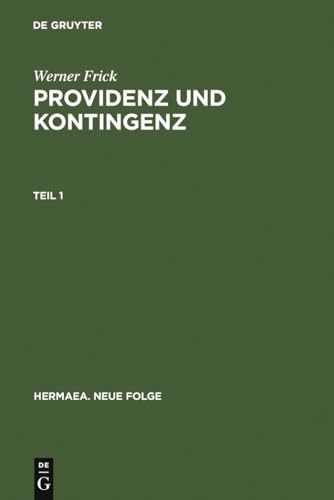 9783484150553: Providenz und Kontingenz: Untersuchungen Zur Schicksalssemantik Im Deutschen Und Europischen Roman Des 17. Und 18. Jahrhunderts: 55 (Hermaea. Neue Folge, 55)