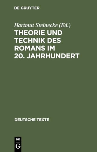 Imagen de archivo de Theorie und Technik des Romans im 20.Jahrhundert. a la venta por medimops