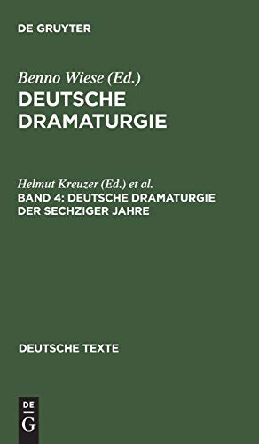 Stock image for Deutsche Dramaturgie der Sechziger Jahre. Ausgewhlte Texte for sale by medimops