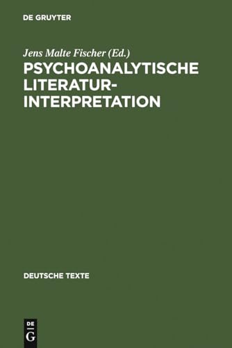 Imagen de archivo de Psychoanalytische Literaturinterpretation a la venta por medimops