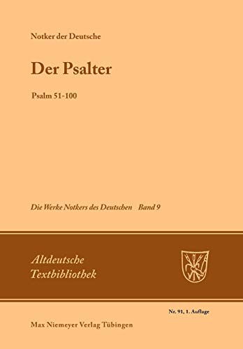 9783484201910: Der Psalter: Psalm 51-100