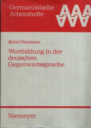 Imagen de archivo de Wortbildung in der deutschen Gegenwartssprache. a la venta por Grammat Antiquariat