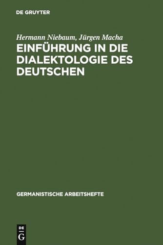 9783484260375: Einfhrung in die Dialektologie des Deutschen (Germanistische Arbeitshefte, 37) (German Edition)