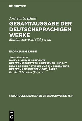 Himmel Steigente Hertzensseufftzer: Ubersehen und mit newe Reimen gezieret , 1665 ( 2 Volumes)