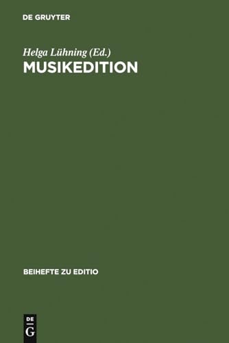 Stock image for Musikedition : Mittler zwischen Wissenschaft und musikalischer Praxis for sale by Buchpark