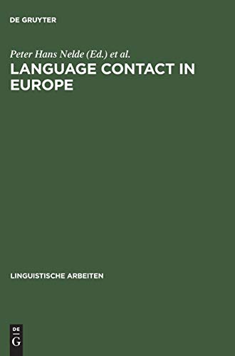 9783484301689: Language Contact in Europe: Proceedings of the Working Groups 12 and 13: 168