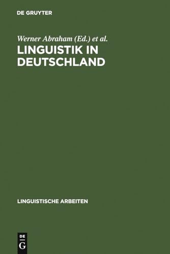 Linguistik in Deutschland: Akten des 21. Linguistischen Kolloquiums, Groningen 1986. (Linguistisc...