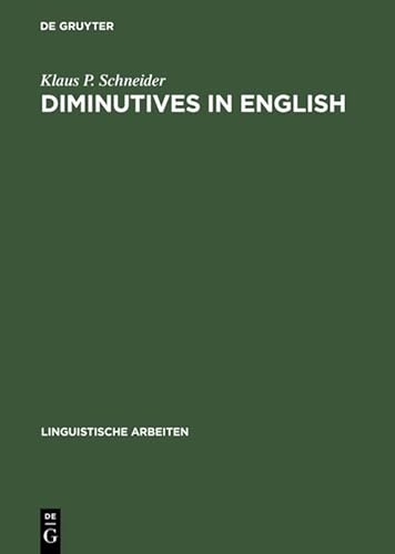 9783484304796: Diminutives in English: 479