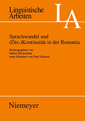 Stock image for Sprachwandel und (Dis-)Kontinuität in der Romania for sale by Ria Christie Collections