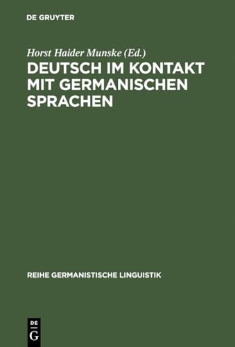 Stock image for Deutsch im Kontakt mit germanischen Sprachen for sale by Ria Christie Collections