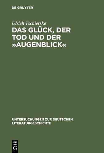 Das Gluck, der Tod und der "Augenblick": Realismus und Utopie im Werk Dieter Wellershoffs