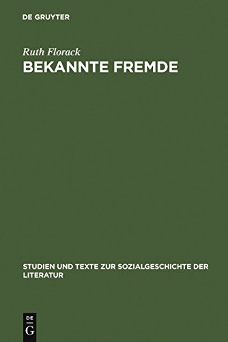 Beispielbild fr Bekannte Fremde. Zu Herkunft und Funktion nationaler Stereotype in der Literatur. Studien und Texte zur Sozialgeschichte der Literatur Band 114. zum Verkauf von Antiquariat Kunsthaus-Adlerstrasse