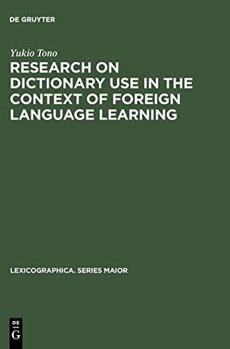Imagen de archivo de Research on Dictionary Use in the Context of Foreign Language Learning: Focus on Reading Comprehension a la venta por alt-saarbrcker antiquariat g.w.melling