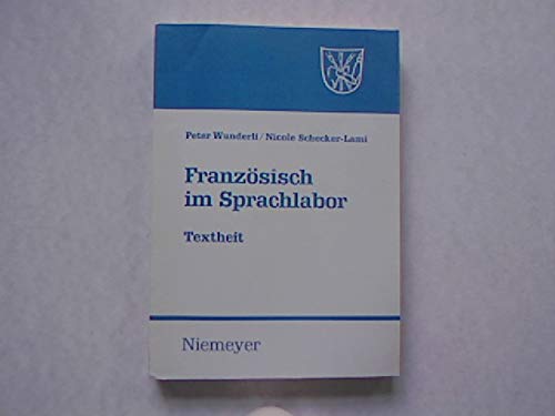 Stock image for Franzsisch im Sprachlabor: Textheft for sale by Versandantiquariat Felix Mcke