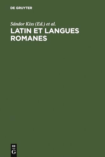 Stock image for Latin et langues romanes for sale by Ria Christie Collections