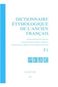 9783484505957: Dictionnaire tymologique de l'ancien franais (DEAF). Buchstabe F