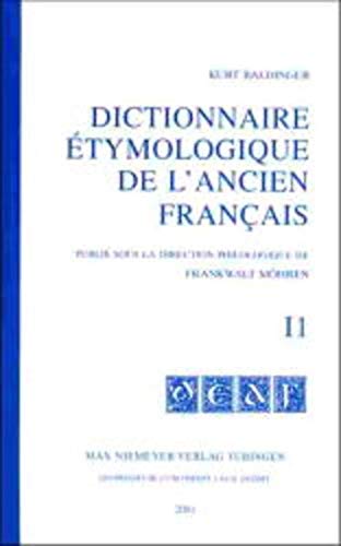 9783484506060: Kurt Baldinger: Dictionnaire tymologique De L ancien Franais: Buchstabe G (French Edition)