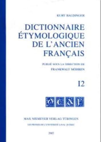 9783484506084: Dictionnaire tymologique de l'Ancien Franais (Deaf)