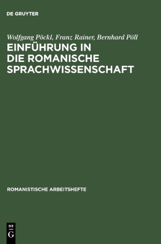 Stock image for Einfhrung in die romanische Sprachwissenschaft (German Edition) for sale by Books Unplugged