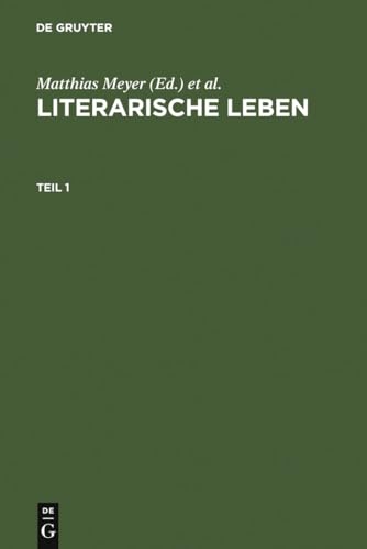 Stock image for Literarische Leben. Rollenentwrfe in der Literatur des Hoch- und Sptmittelalters. Festschrift fr Volker Mertens zum 65. Geburtstag. for sale by Antiquariat Bader Tbingen