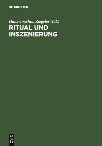 9783484640269: Ritual und Inszenierung: Geistliches Und Weltliches Drama Des Mittelalters Und Der Frhen Neuzeit