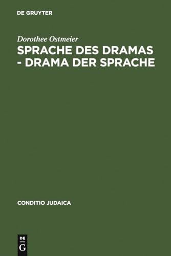 Stock image for Sprache des Dramas - Drama der Sprache. Zur Poetik der Nelly Sachs. for sale by Plurabelle Books Ltd