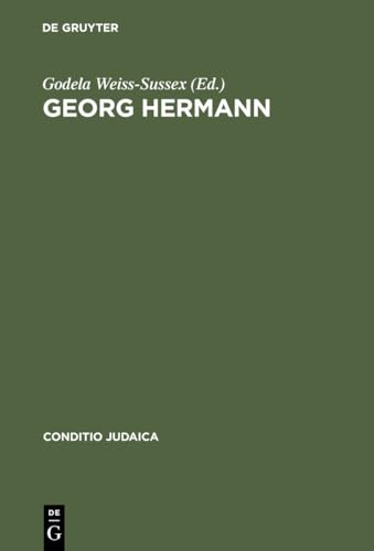 Georg Hermann : Deutsch-jüdischer Schriftsteller und Journalist, 1871--1943 - Godela Weiss-Sussex