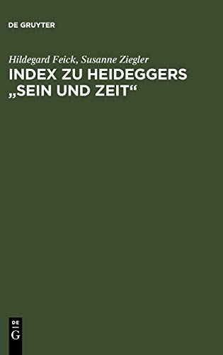 Beispielbild fr Index zu Heideggers Sein und Zeit zum Verkauf von medimops