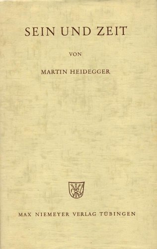 Sein und Zeit. 13., unveränd. Aufl. - Heidegger, Martin