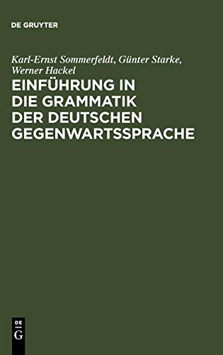 Beispielbild fr einfhrung in die grammatik der deutschen gegenwartssprache. (studienbuch) zum Verkauf von alt-saarbrcker antiquariat g.w.melling
