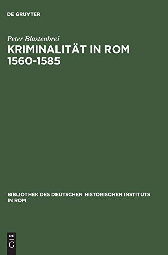 9783484820821: Kriminalitt in Rom 1560-1585: 82