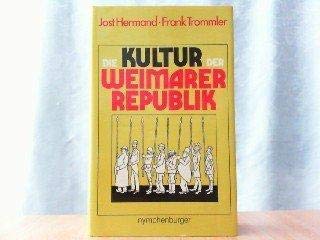 Beispielbild fr Die Kultur der Weimarer Republik (German Edition) zum Verkauf von Better World Books