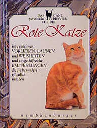 9783485018135: Das ganz persnliche Katzen-Brevier, Fr die Rote Katze - Taylor, David