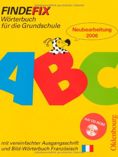 9783486003185: Findefix. Wrterbuch mit Bild-Wrterbuch Franzsisch. Vereinfachte Ausgangsschrift. Mit CD-ROM
