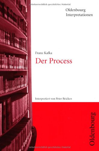 9783486014709: Der Proce ( Proze). Interpretationen.
