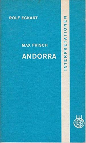 Stock image for Max Frisch, Andorra for sale by Versandantiquariat Felix Mcke