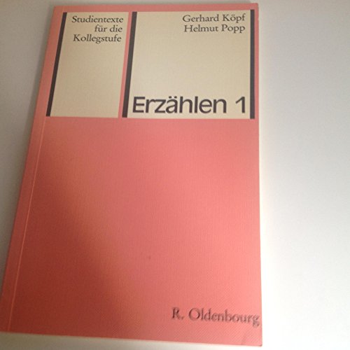 Stock image for ERZHLEN 1 (Erzaehltheorie; ERZHLEN 2 (Kurzprosa); ERZHLEN 3 (Roman) for sale by German Book Center N.A. Inc.