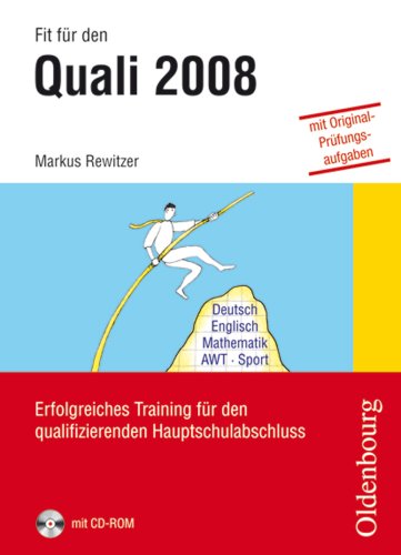 Beispielbild fr Fit fr den Quali 2008: Erfolgreiches Training fr den qualifizierenden Hauptschulabschluss zum Verkauf von Antiquariat BuchX