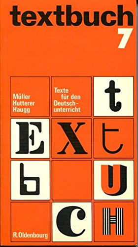 9783486080742: Textbuch: Texte fr den Deutschunterricht / 7. Jahrgangsstufe