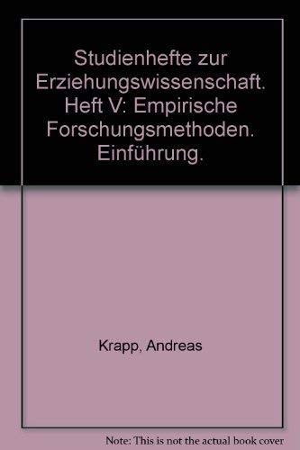 Empirische Forschungsmethoden. Einführung