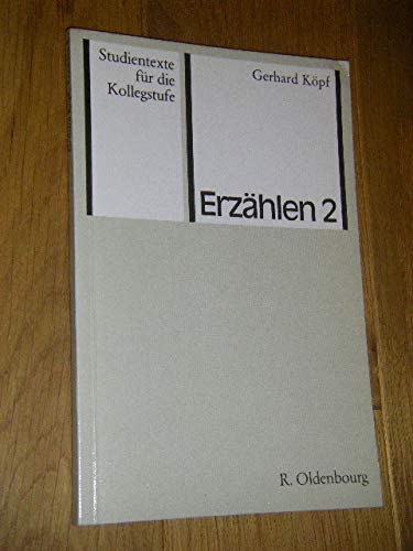 Beispielbild fr Erzhlen 2: Kurzprosa zum Verkauf von Versandantiquariat Felix Mcke