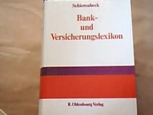 Beispielbild fr Bank- und Versicherungslexikon zum Verkauf von Bernhard Kiewel Rare Books