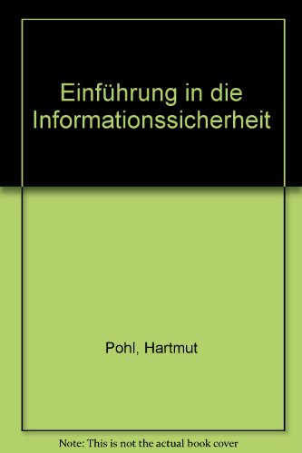 Stock image for Einfhrung in die Informationssicherheit for sale by Buchpark