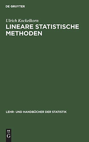 Lineare statistische Methoden. (=Lehr- und Handbücher der Statistik).