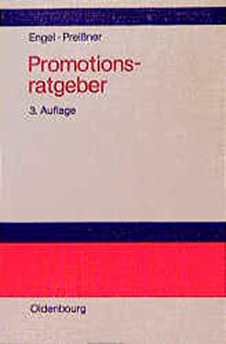Stock image for Promotionsratgeber for sale by Bernhard Kiewel Rare Books