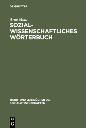 Beispielbild fr Sozialwissenschaftliches Wrterbuch: Englisch-Deutsch, Deutsch-Englisch zum Verkauf von medimops