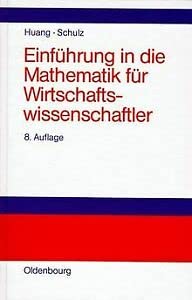 Stock image for Einfhrung in die Mathematik fr Wirtschaftswissenschaftler for sale by medimops