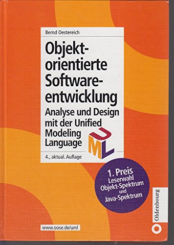 Stock image for Objektorientierte Softwareentwicklung. Analyse und Design mit der Unified Modeling Language. for sale by Antiquariat Nam, UstId: DE164665634